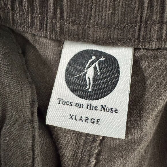 Toes On The Nose Corduroy Shorts Mens XL‎ Brown Cotton Spandex Casual SS-2012 - Picture 7 of 9